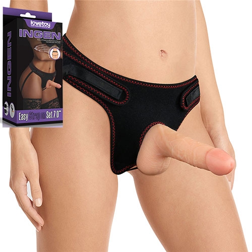 Dương Vật Giả Gắn Dây Đeo Cho Less Mềm Mịn - Lovetoy USA