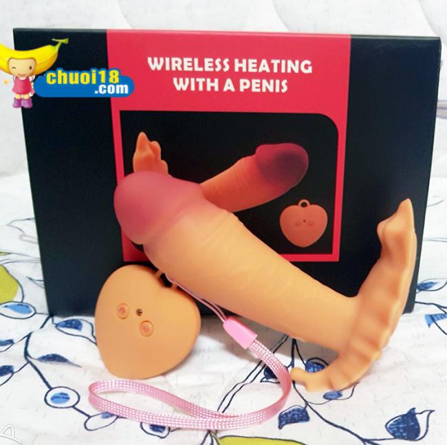 Dương Vật Giả Rung Mini Sưởi Ấm - Điều Khiển Từ Xa - Có Thể Làm Quần Lót Rung
