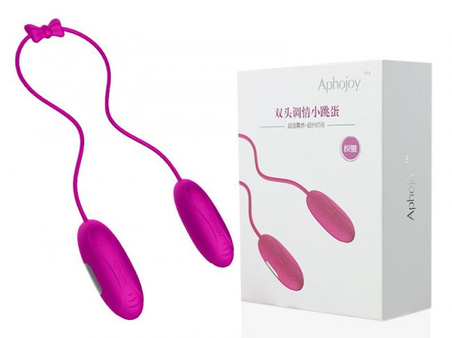 Trứng Rung Silicon 2 Đầu Cao Cấp Sạc Pin - Aphojoy