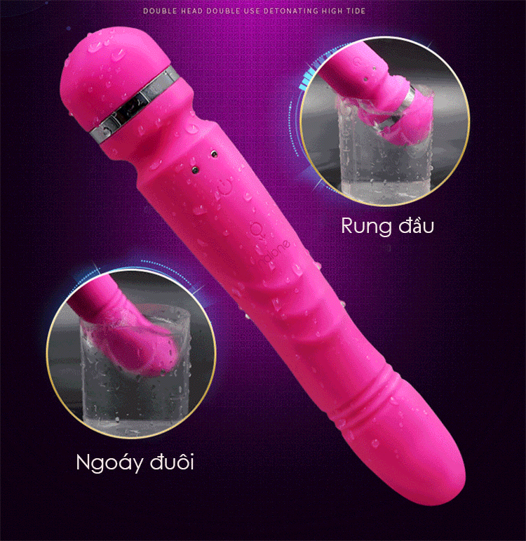 Giá sỉ Chày Rung Kích Thích Điểm G Đầu Rung Đuôi Ngoáy Siêu Mạnh Sưởi Ấm - Nalone Yoni mới nhất