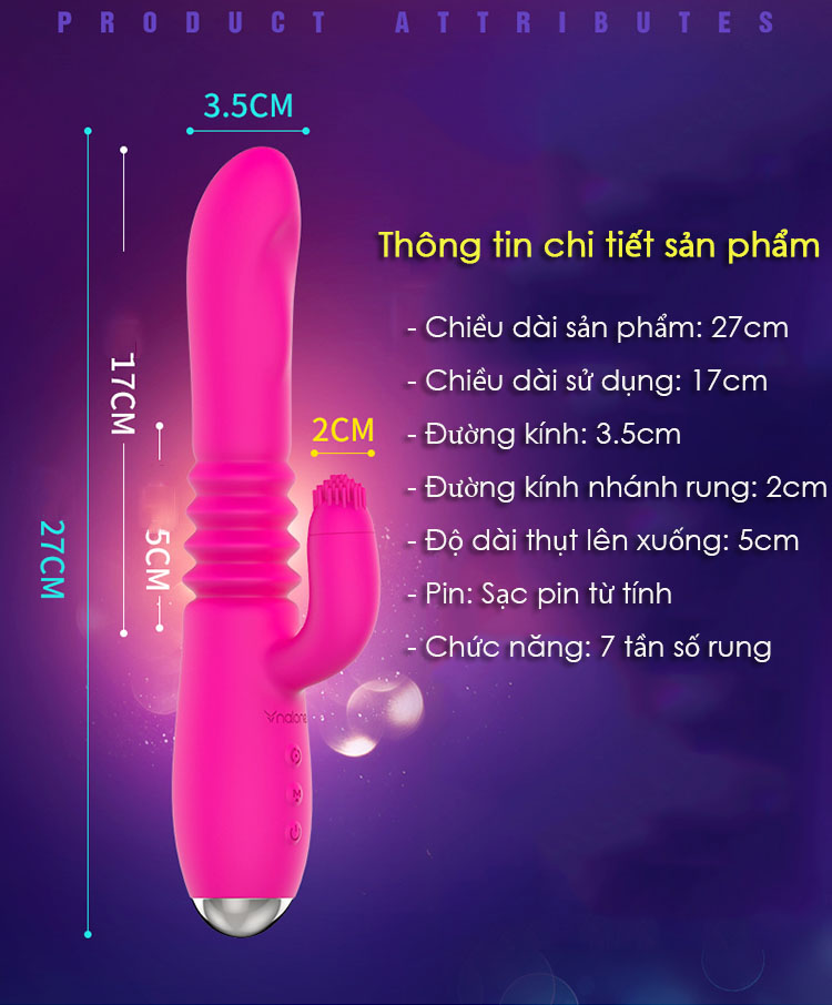 Cung cấp Dương Vật Giả Đa Năng Siêu Rung Thụt - Kết Hợp Nhánh Xoay - Nalone Idol Plus giá sỉ