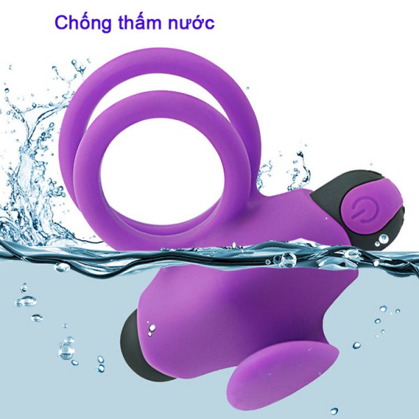  Giá sỉ Vòng Đeo Dương Vật Kèm Lưỡi Liếm - Pin Sạc - Điều Khiển Từ Xa - Hàng USA giá tốt