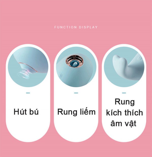  Đánh giá Máy Rung Hút Âm Đạo Ngực - Chú Cá Voi Zemalia Little Wale mới nhất