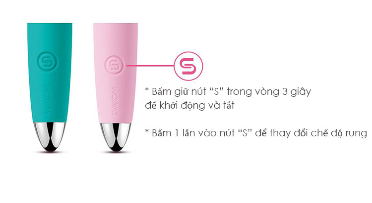  Bảng giá Que Rung Mini Cao Cấp Kích Thích Điểm G - Svakom Daisy chính hãng