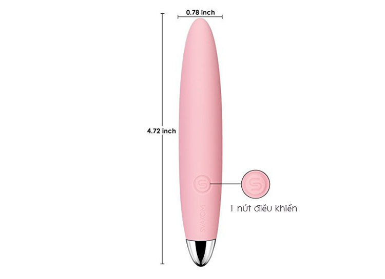  Bảng giá Que Rung Mini Cao Cấp Kích Thích Điểm G - Svakom Daisy chính hãng