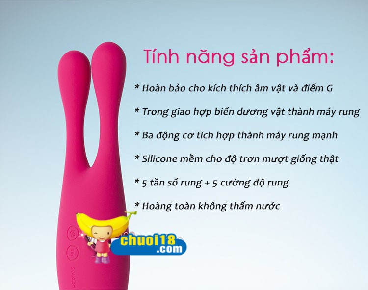  Bán Máy Rung Đa Năng Kích Thích Cao Cấp Cho Nữ - Svakom Marin USA hàng xách tay