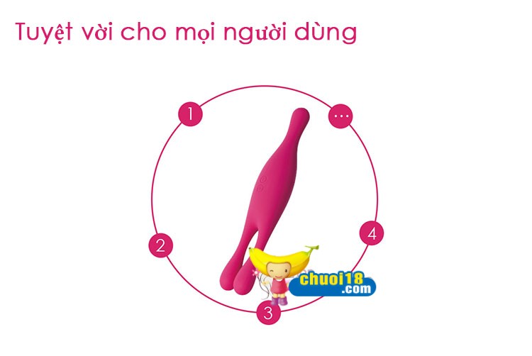  Bán Máy Rung Đa Năng Kích Thích Cao Cấp Cho Nữ - Svakom Marin USA hàng xách tay