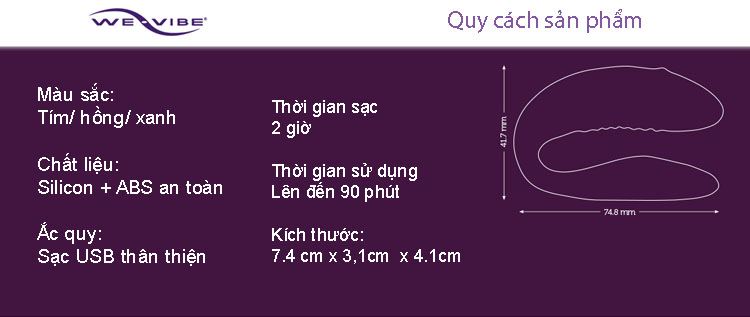  Shop bán Máy Massa Cao Cấp Kích Thích Điểm G - We Vibe Sync Điều Khiển Từ Xa & Điện Thoại hàng mới về
