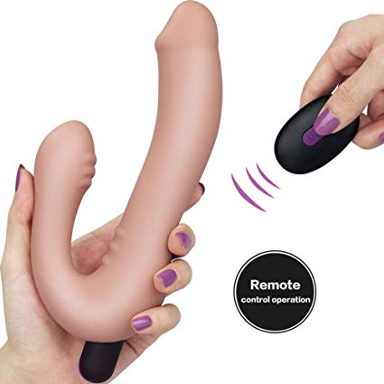  Sỉ Dương Vật Giả Silicon Mềm Mịn Như Thật Có 2 Đầu Có Rung Điều Khiển Từ Xa - Lovetoy USA cao cấp