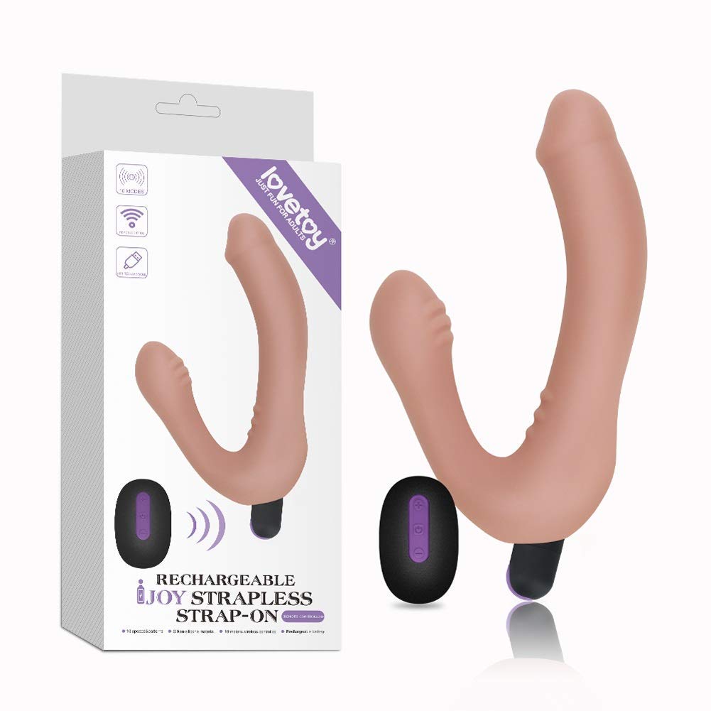  Sỉ Dương Vật Giả Silicon Mềm Mịn Như Thật Có 2 Đầu Có Rung Điều Khiển Từ Xa - Lovetoy USA cao cấp