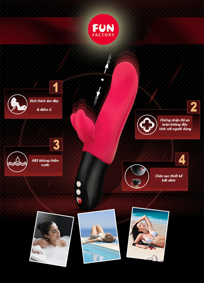  Giá sỉ Dương Vật Giả Siêu Cao Cấp Rung Giựt Thụt Siêu Mạnh Chính Hãng Đức - Fun Fushion có tốt không?