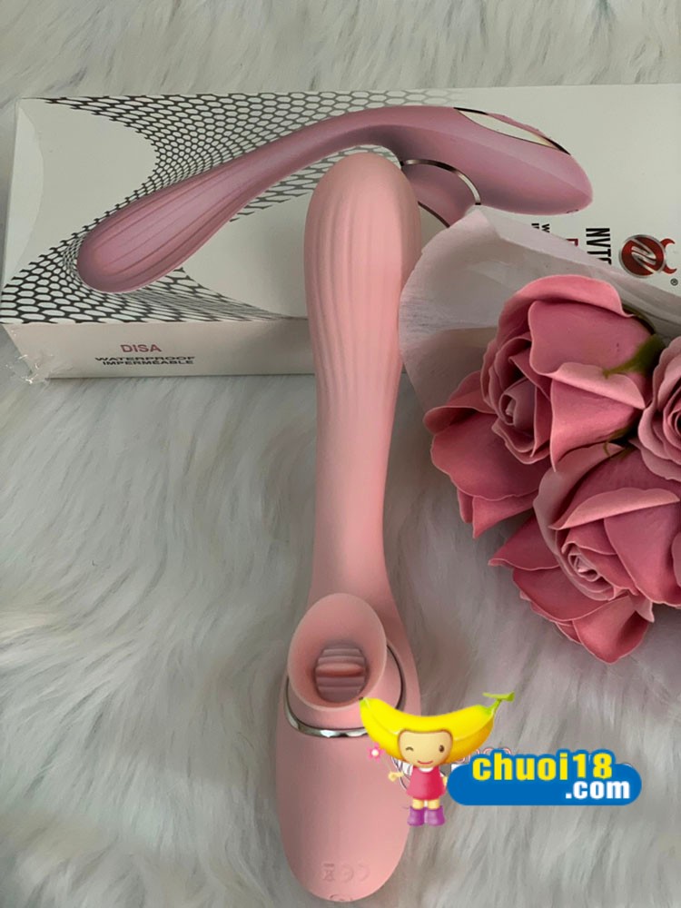  Địa chỉ bán Máy Rung Kết Hợp Lưỡi Liếm Có Thể Uống Cong - Kích Thích Siêu Phê Disa giá tốt
