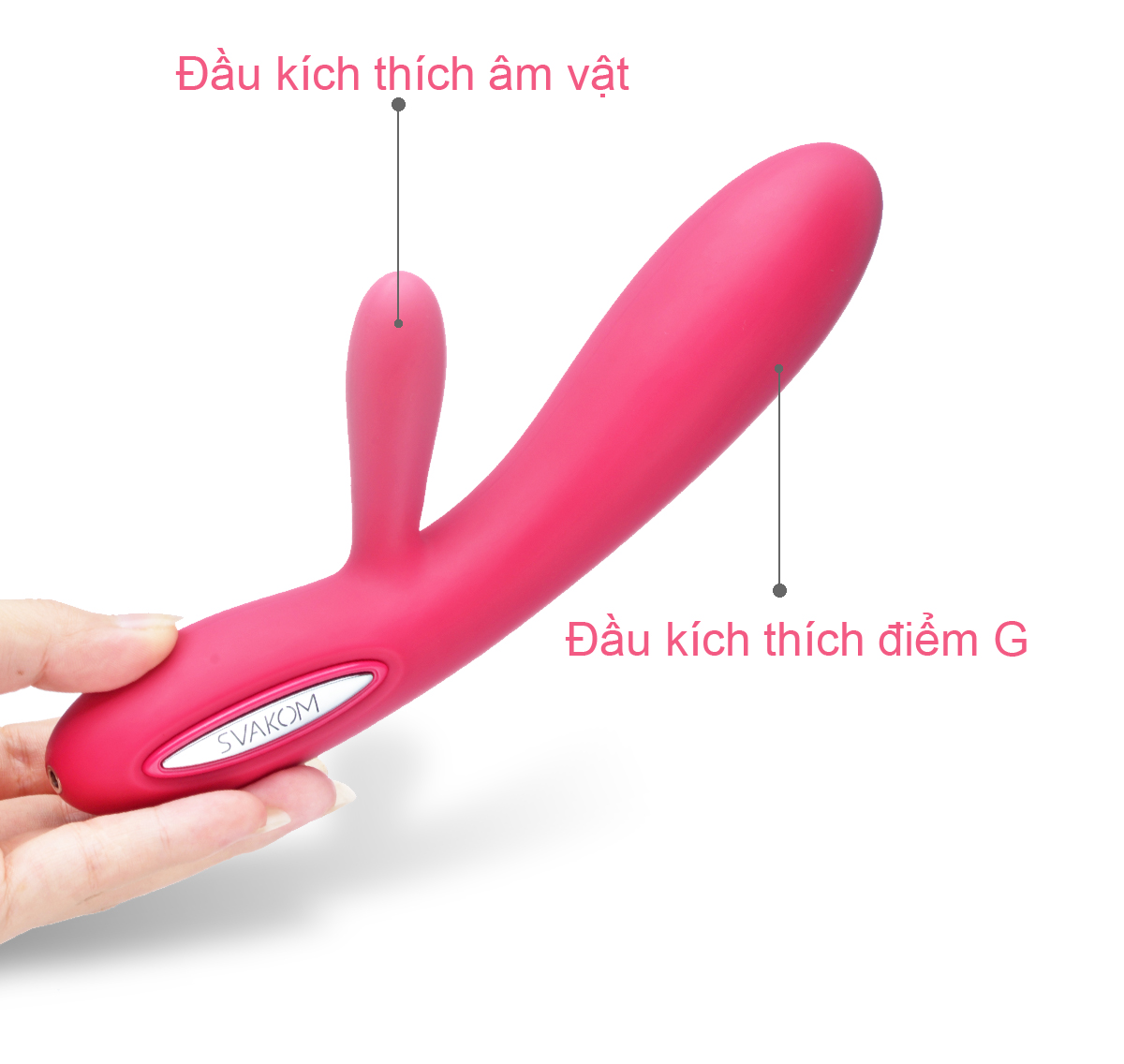  Phân phối Dương Vật Giả Silicon Cao Cấp Siêu Rung Sưởi Ấm Kích Thích Điểm G - SVAKOM LESTER chính hãng