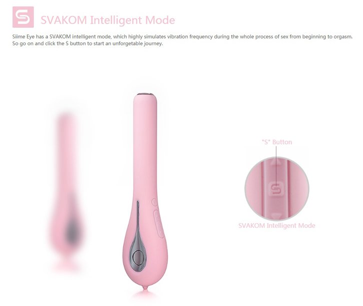  Cửa hàng bán Massage Cao Cấp Kích Thích Điểm G Kèm Camera Kết Nối Wifi - Svakom Siime Eye nhập khẩu