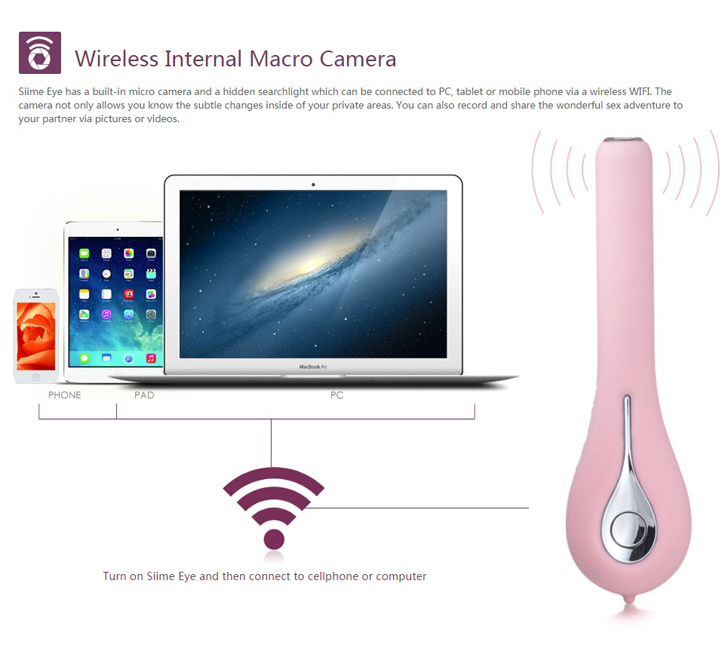  Cửa hàng bán Massage Cao Cấp Kích Thích Điểm G Kèm Camera Kết Nối Wifi - Svakom Siime Eye nhập khẩu