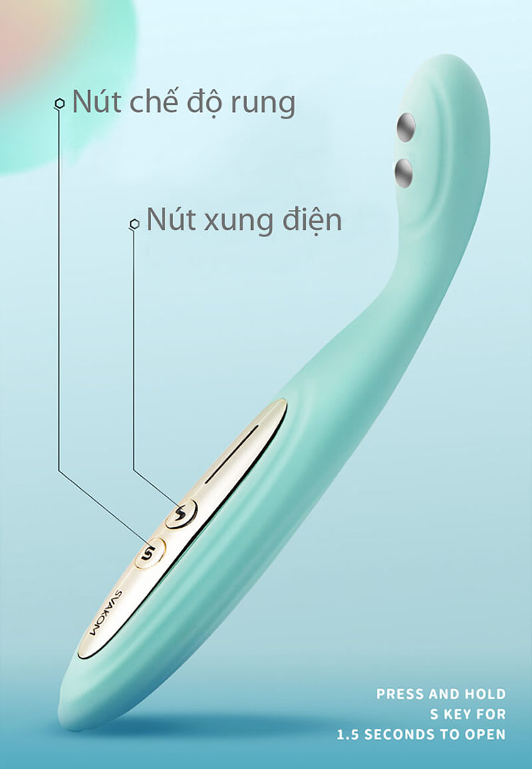 Nhập sỉ Que Rung Cao Cấp Kết Hợp Xung Điện Tăng Cường Kích Thước - Svakom Aline hàng xách tay