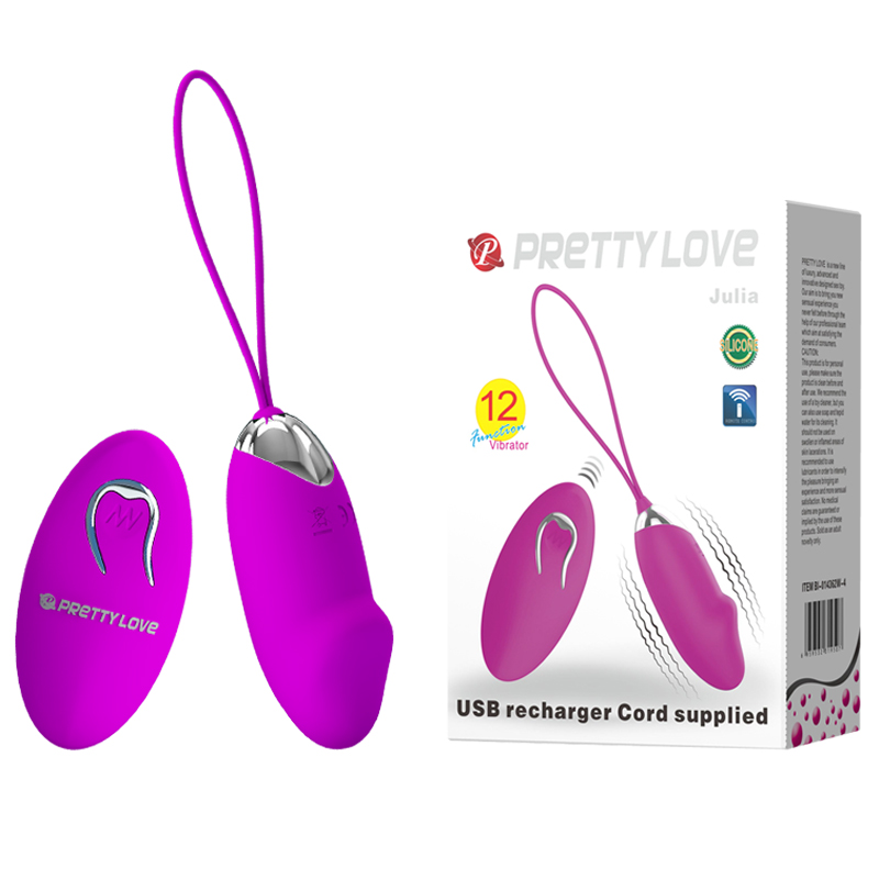  Nhập sỉ Trứng Rung Điều Khiển Từ Xa Rung Xoay 12 Chế Độ Siêu Mạnh - Prettylove Julia giá sỉ