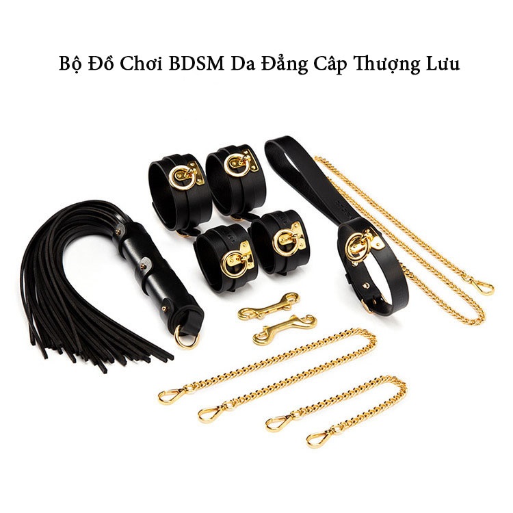  Review Bộ Đồ Bạo Dâm BDSM 100% Da Thật Mạ Vàng 24K - Đẳng Cấp Đồ Chơi Quý Tộc chính hãng