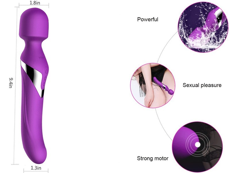  Review Chày Massa Kích Điểm G - 2 Đầu Rung Xoay - Aphojoy Nhật Bản giá sỉ