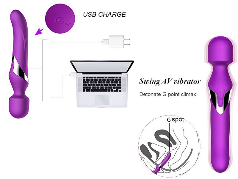  Review Chày Massa Kích Điểm G - 2 Đầu Rung Xoay - Aphojoy Nhật Bản giá sỉ