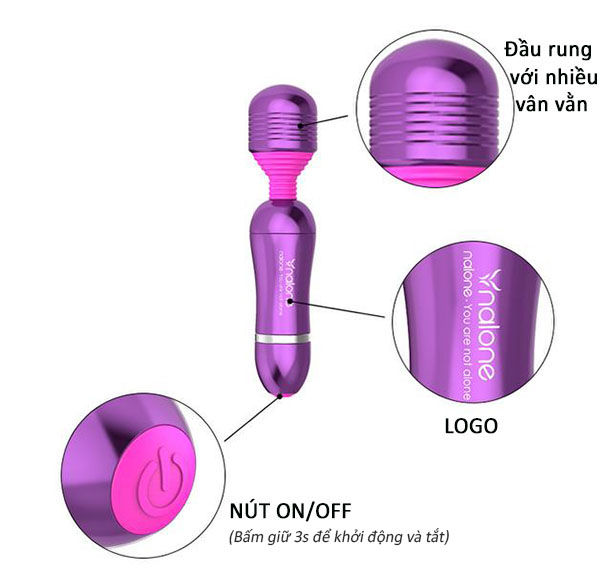  Bán Chày Rung Mini Cao Cấp Kích Thích Cao Cấp Nhật Bản - Nalone Roma hàng mới về