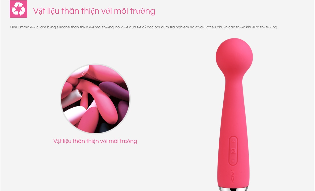  Sỉ Chày Rung Cao Cấp Rung Siêu Mạnh Nhiều Chế Độ - Svakom Mini Emma có tốt không?
