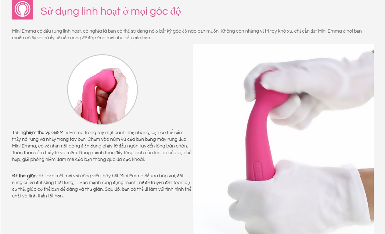  Sỉ Chày Rung Cao Cấp Rung Siêu Mạnh Nhiều Chế Độ - Svakom Mini Emma có tốt không?