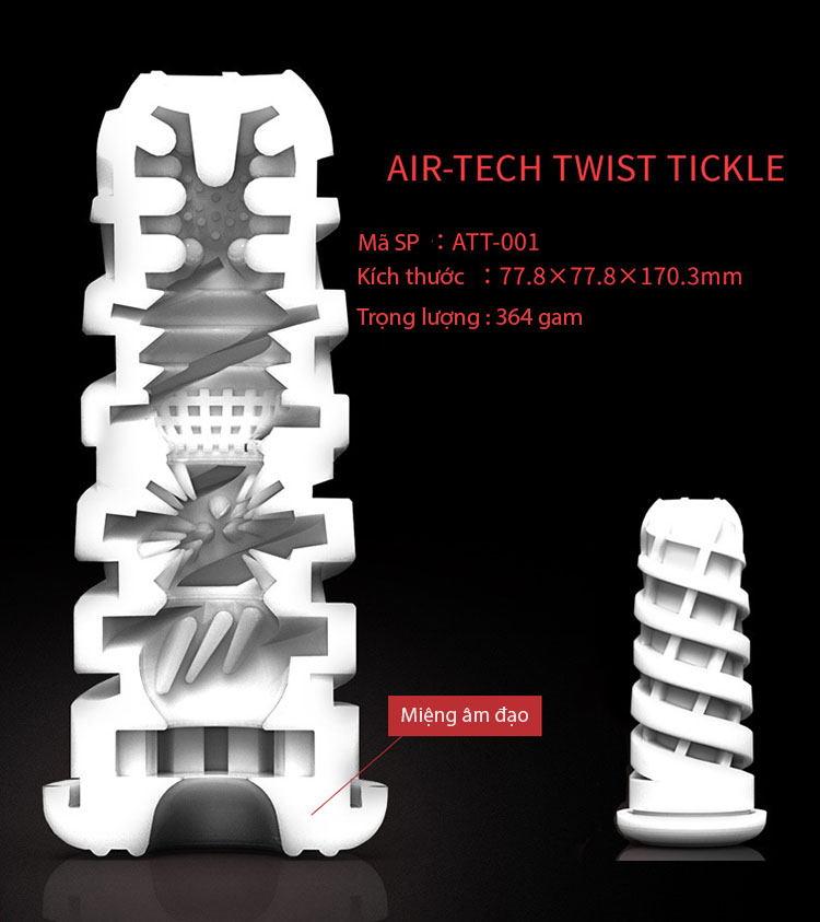 Cung cấp Cốc Thủ Dâm Cao Cấp Co Bóp Tự Nhiên - Tenga Air Tech Twist Nhật Bản giá sỉ