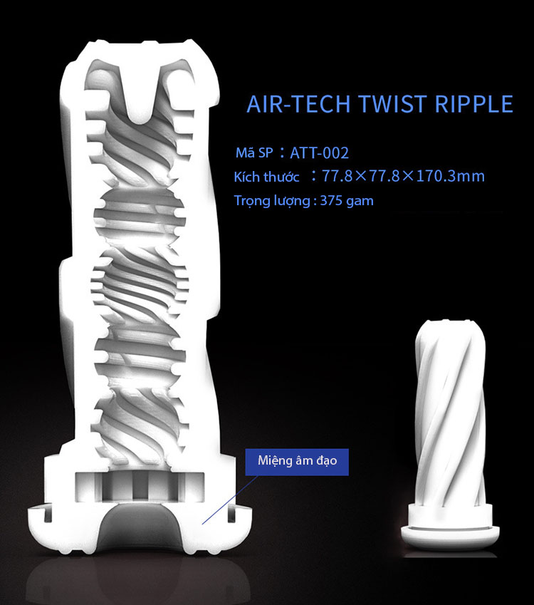 Cung cấp Cốc Thủ Dâm Cao Cấp Co Bóp Tự Nhiên - Tenga Air Tech Twist Nhật Bản giá sỉ