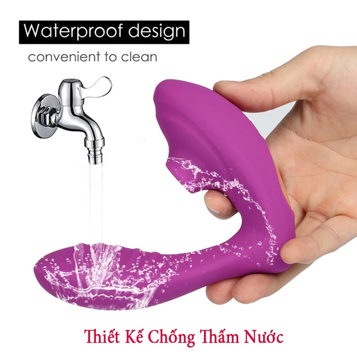  Phân phối Trứng Rung Cao Cấp 2 Đầu : 1 Đầu Rung - 1 Đầu Hút Âm Đạo - Chisa Didi chính hãng