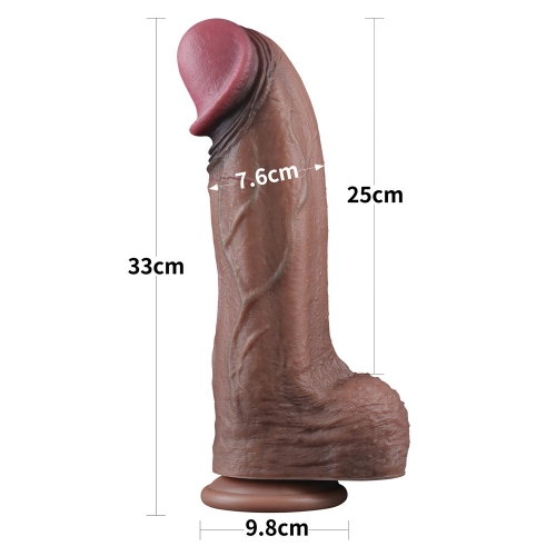  Nơi bán Dương Vật Giả Dán Tường Siêu Khủng Siêu Gân 13in XXL - Silicon 2 Lớp Siêu Mềm Mịn Lovetoy USA hàng xách tay