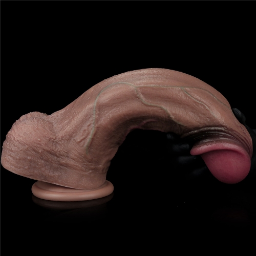  Nơi bán Dương Vật Giả Dán Tường Siêu Khủng Siêu Gân 13in XXL - Silicon 2 Lớp Siêu Mềm Mịn Lovetoy USA hàng xách tay