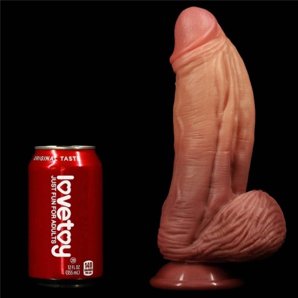  Cửa hàng bán Dương Vật Giả Dán Tường Siêu Khủng Siêu Gân - Silicon 2 Lớp Siêu Mềm Mịn Lovetoy USA hàng xách tay