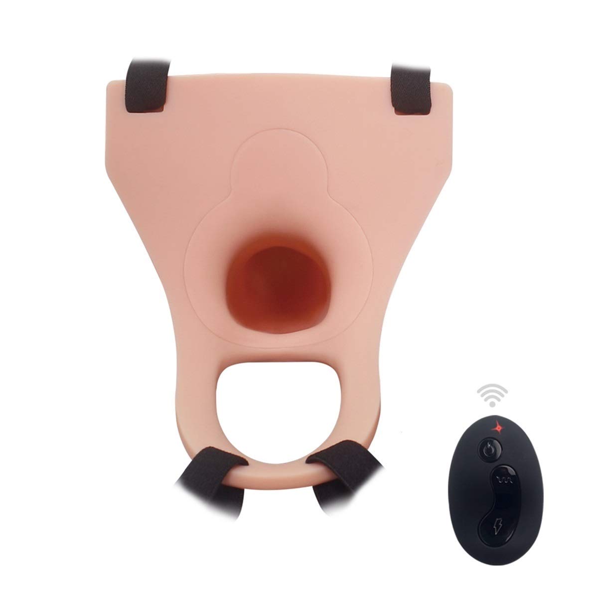  Kho sỉ Dương Vật Giả Dây Đeo Rỗng Có Rung Điều Khiển Từ Xa - Curved Dong USA cao cấp