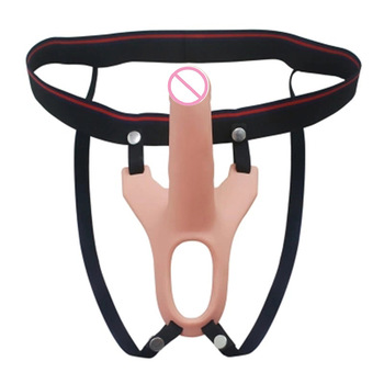  Kho sỉ Dương Vật Giả Dây Đeo Rỗng Có Rung Điều Khiển Từ Xa - Curved Dong USA cao cấp
