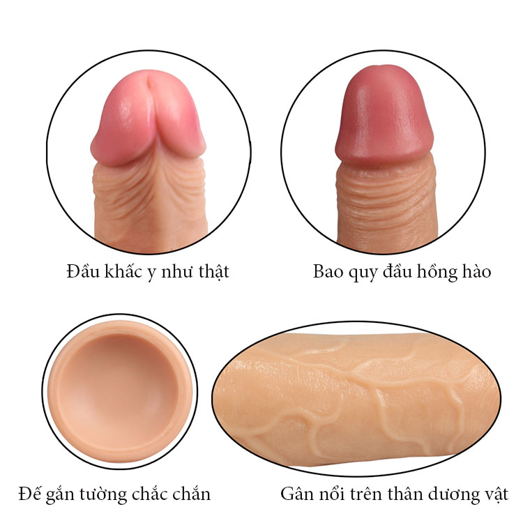  Đại lý Dương Vật Silicon Cao Cấp Mềm Mịn Như Thật - Thiết Kế 2 Da Lovetoy USA hàng mới về