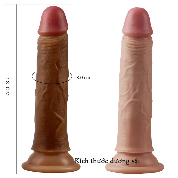  Đại lý Dương Vật Silicon Cao Cấp Mềm Mịn Như Thật - Thiết Kế 2 Da Lovetoy USA hàng mới về