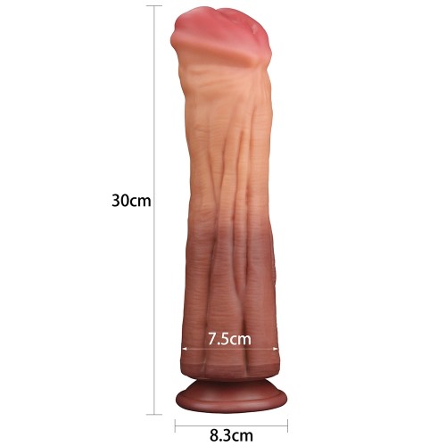 Cung cấp Dương Vật Giả Dán Tường Cao Cấp Silicon Thiết Kế 2 Da Mềm Mịn - Size Khủng Lovetoy 12in giá tốt