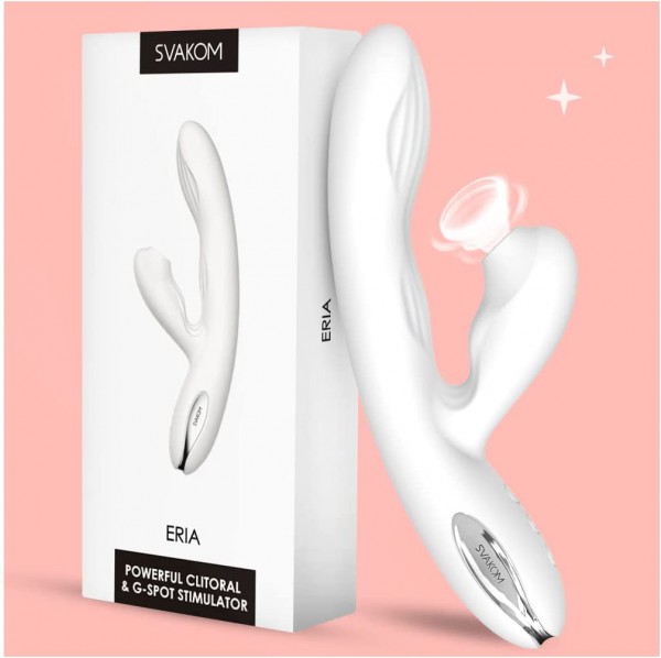  Review Dương Vật Giả Cao Cấp Siêu Rung Có Bi Kích Thích Điểm G - Kèm Nhánh Hút - Sưởi Ấm - Svakom Eria USA tốt nhất