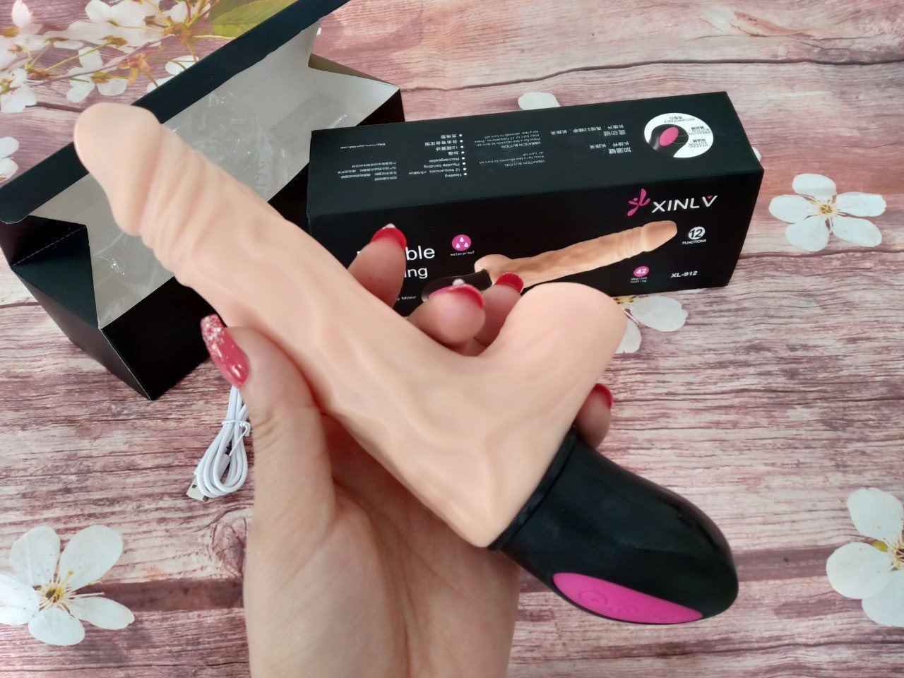  Shop bán Dương Vật Giả Silicon Cao Cấp Có Rung Sưởi Ấm Sạc Pin - Xinlv USA giá rẻ