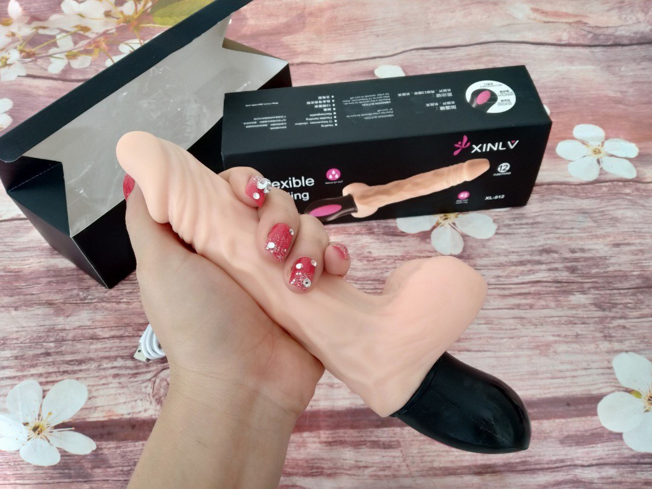  Shop bán Dương Vật Giả Silicon Cao Cấp Có Rung Sưởi Ấm Sạc Pin - Xinlv USA giá rẻ