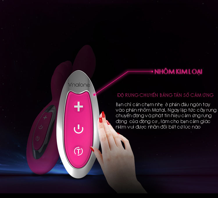  Phân phối Dương Vật Silicon Cao Cấp Kích Thích Điểm G Cực Mạnh Sạc Pin - Nalone Touch II Nhật Bản hàng xách tay
