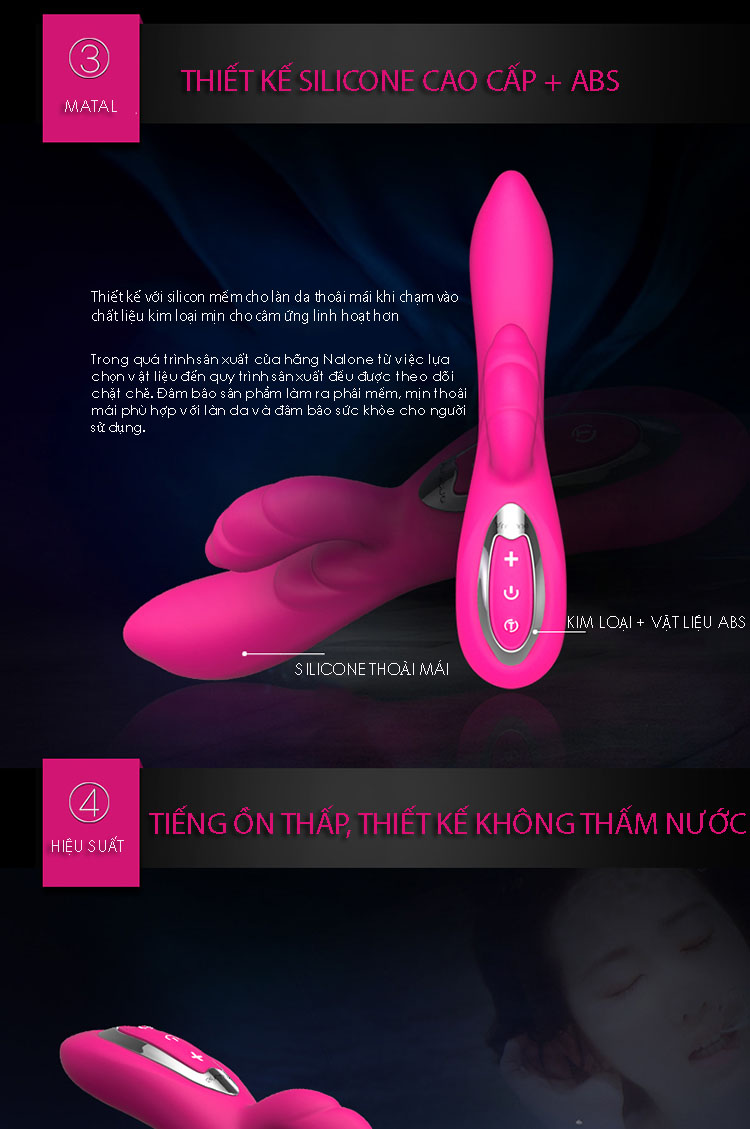  Phân phối Dương Vật Silicon Cao Cấp Kích Thích Điểm G Cực Mạnh Sạc Pin - Nalone Touch II Nhật Bản hàng xách tay