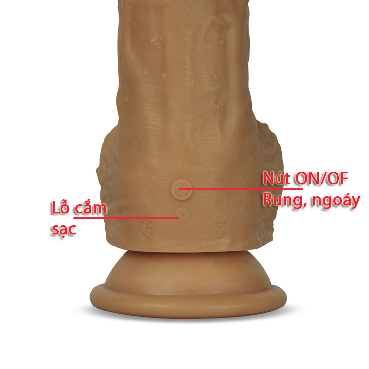 Shop bán Dương Vật Giả Silicon Siêu Mềm Mịn Như Thật Có Rung.Ngoáy Sưởi Ấm - Lovetoy Nature Cock Liam USA tốt nhất