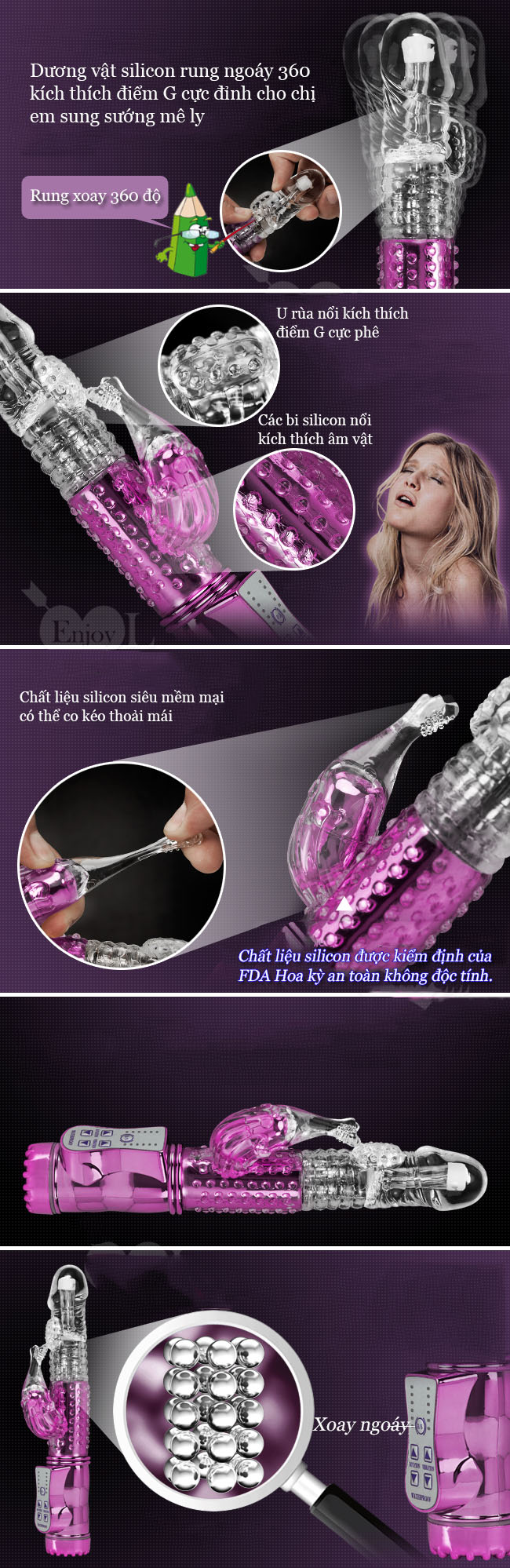  Đánh giá Dương Vật Đa Năng Rung Ngoáy Thụt Có Sạc Pin - Cực Phê tốt nhất