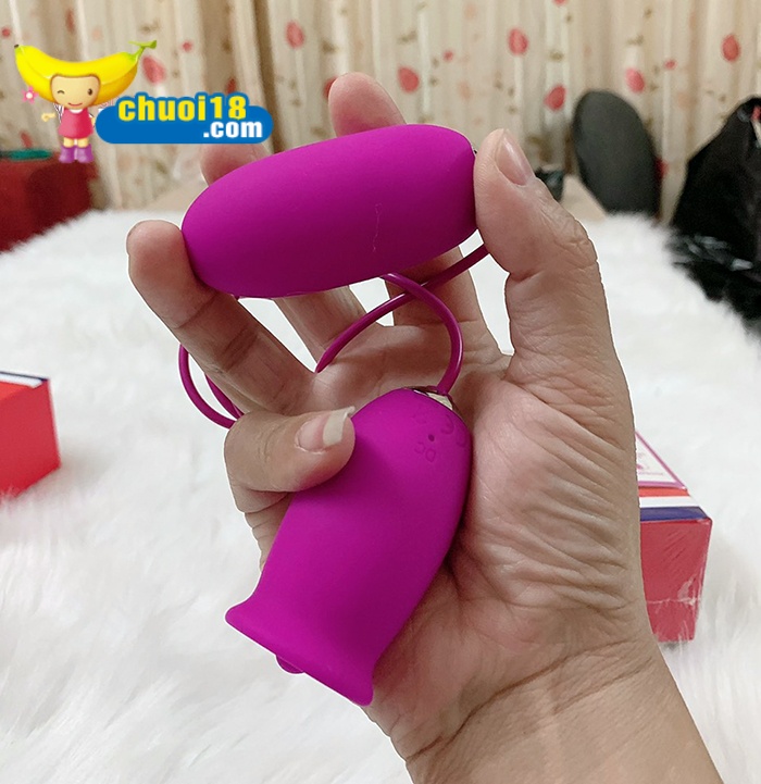  So sánh Trứng Rung 2 Đầu Cao Cấp : 1 Đầu Rung - 1 Đầu Lưỡi Liếm - PRETTYLOVE DAISY nhập khẩu
