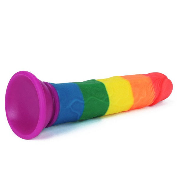  Cửa hàng bán Dương Vật Giả Dán Tường Silicon 7 Màu Độc Lạ - Lovetoy Prider 7in giá sỉ
