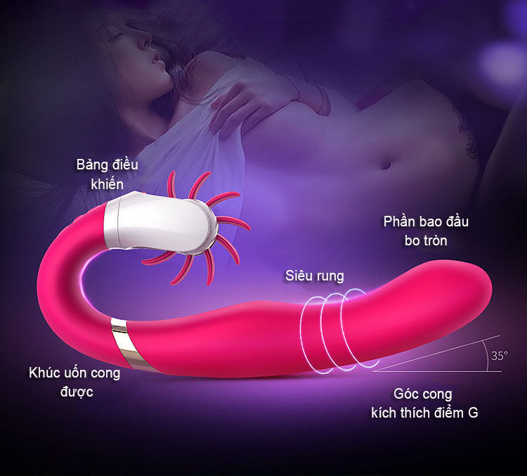  Phân phối Dương Vật Giả Kết Hợp Lưỡi Xoay Tự Động Siêu Kích Thích Từ Trong Ra Ngoài - Dave Nhật Bản cao cấp