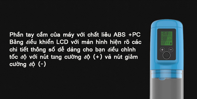  So sánh Máy Tập Dương Vật Tự Động Cao Cấp Màn Hình LCD Pin Sạc - LG108 nhập khẩu