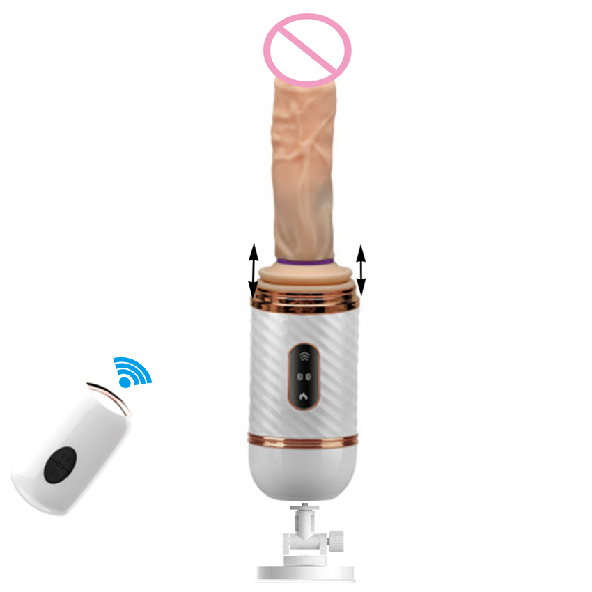 Giá sỉ Dương Vật Giả Silicon Cao Cấp 5in1 : Rung Thụt Sưởi Ấm Dán Tường Điều Khiển Từ Xa - Dibe hàng xách tay